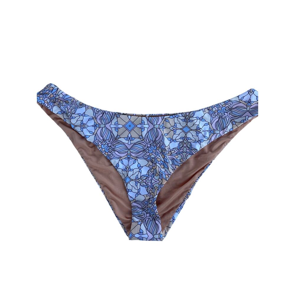 NWT J. Crew Cheeky Bikini Bottom Style BF153, Kaleidoscope Pastel Design, Sz 3XL